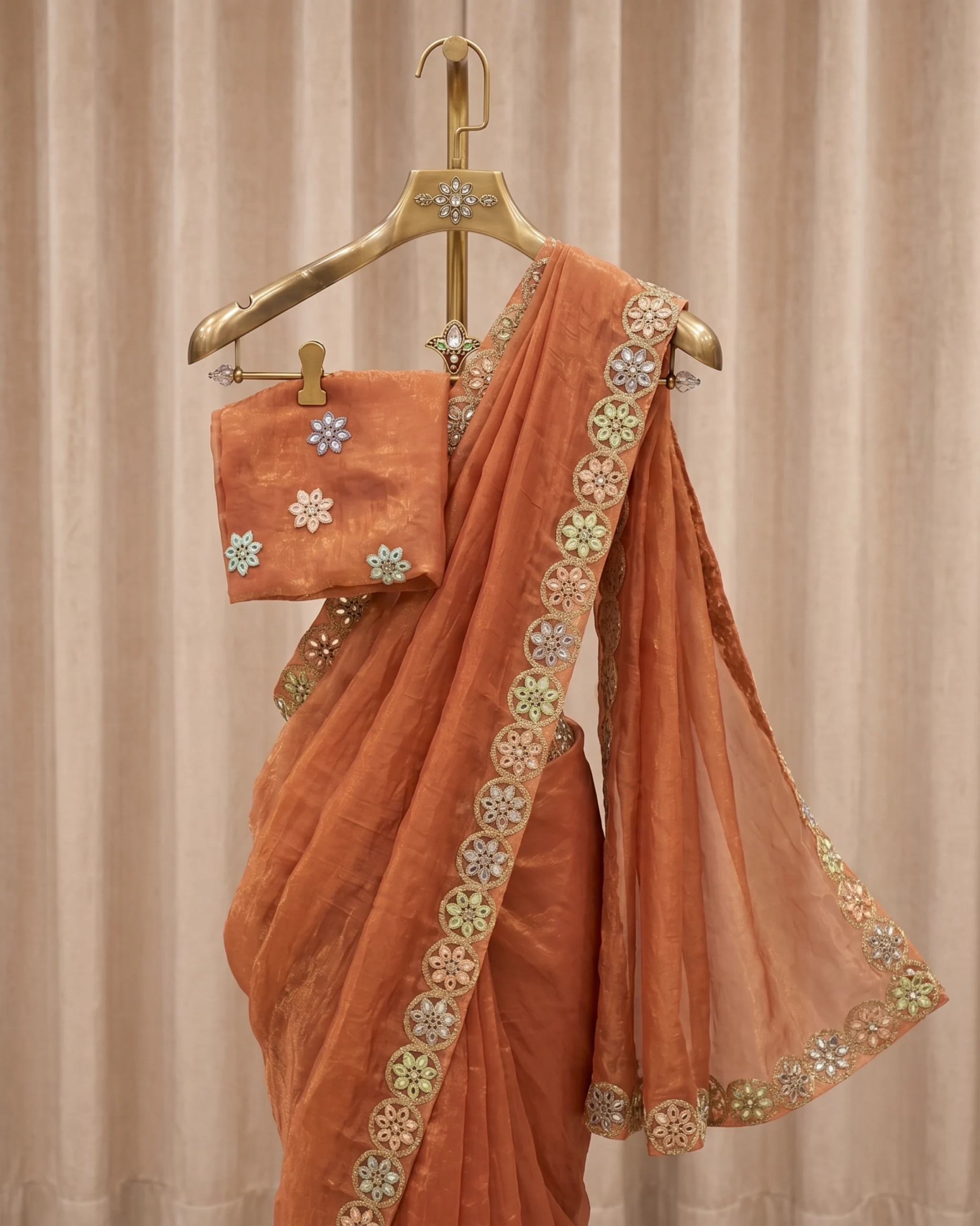 Floral Pastel Orange
