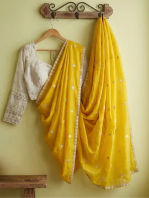 Yellow Bakula Crepe
