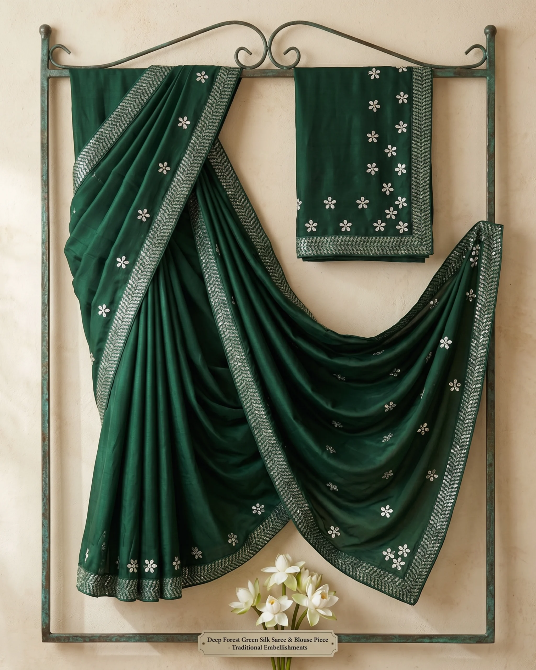 Emerald Elegance Bottle Green